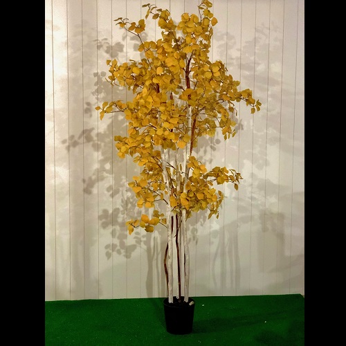 Aspen Tree 7' - Artificial Trees/Floor Plants - Artificial Fall Aspen trees for rent